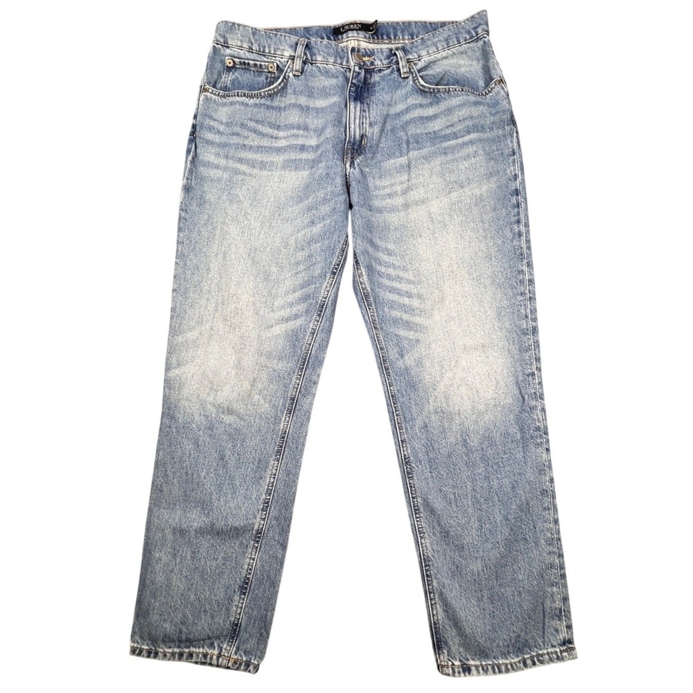 Lauren Ralph Lauren Light Blue Straight Leg Denim Jeans Women 12